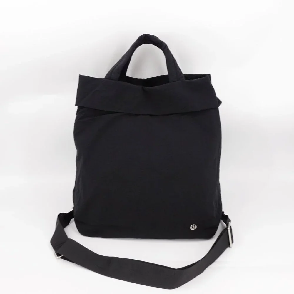 lululemon athletica Black Crossbody Tote Bag